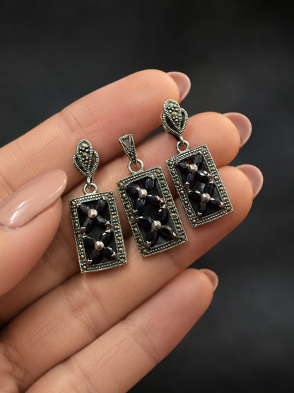 Statement Marcasite Set