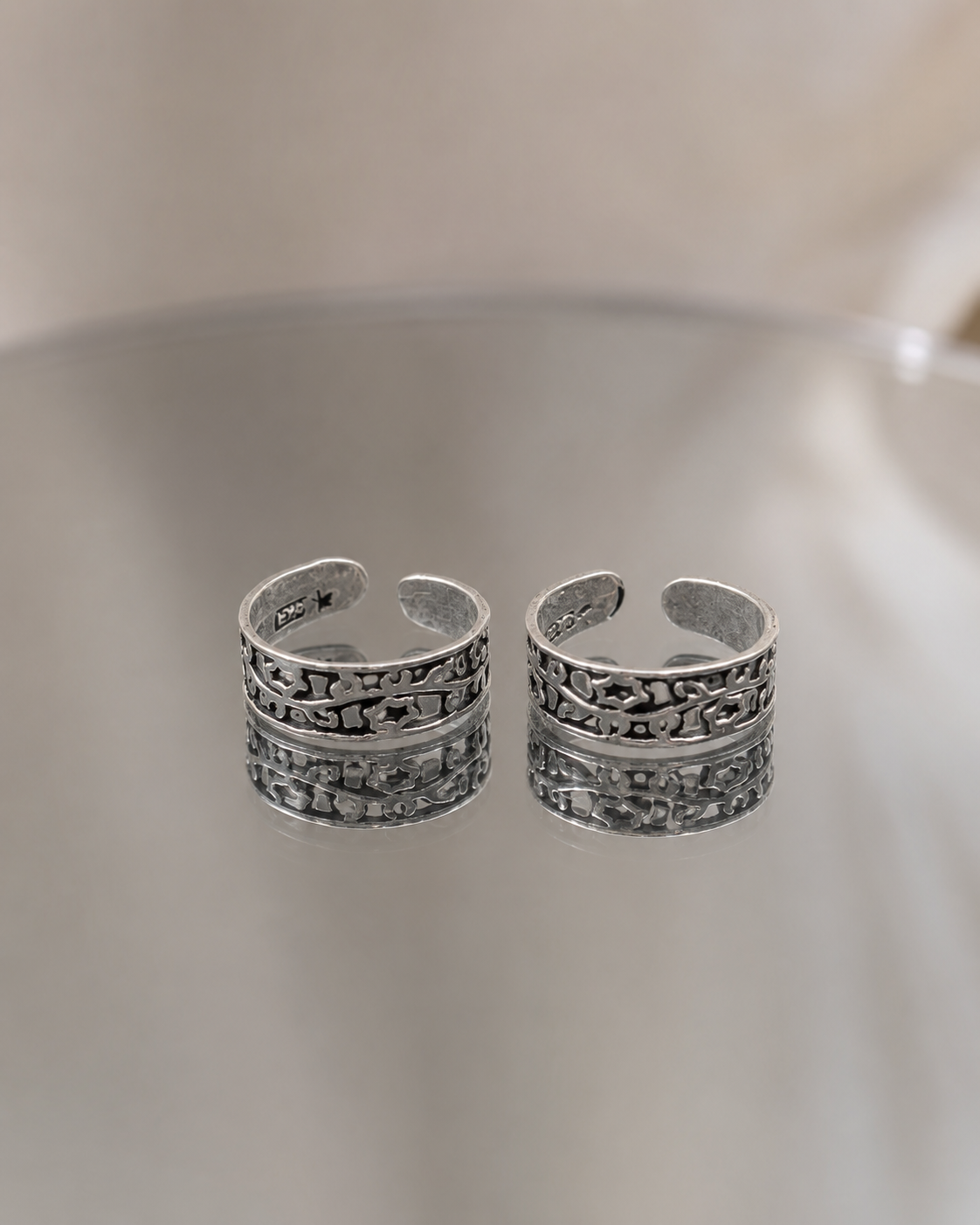 The Retro Flower Tree Toe Ring