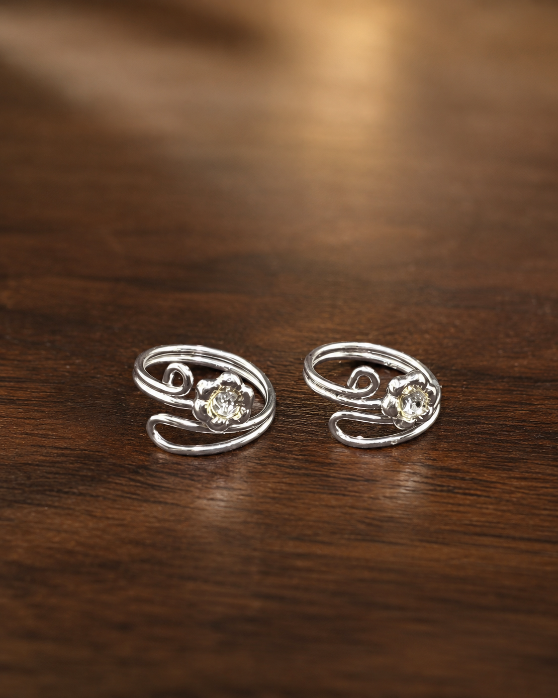 The Elegant Double Design Toe Ring