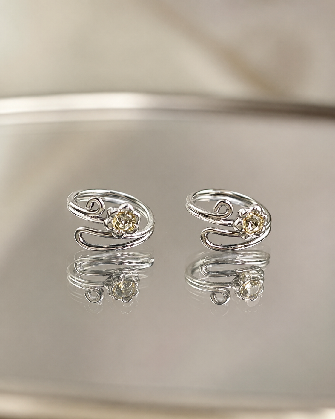 The Elegant Double Design Toe Ring