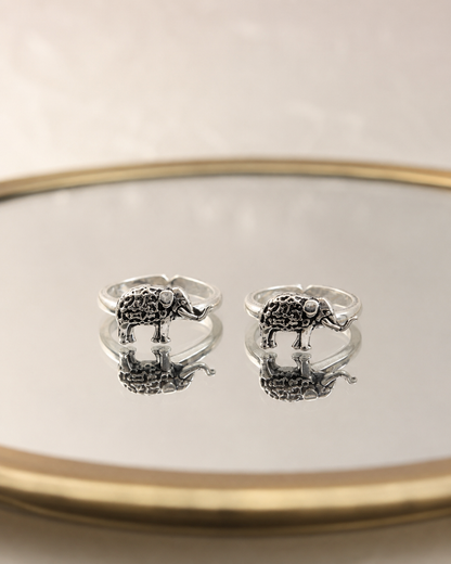 The Majestic Elephant Toe Ring