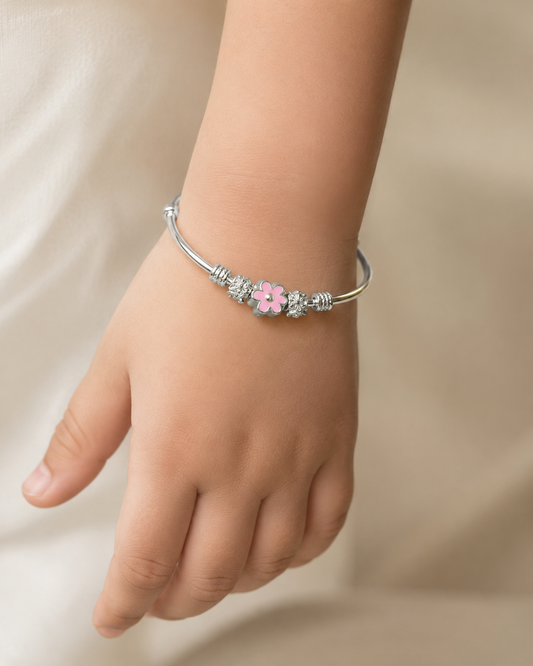 Blue and Pink Gundu Kada