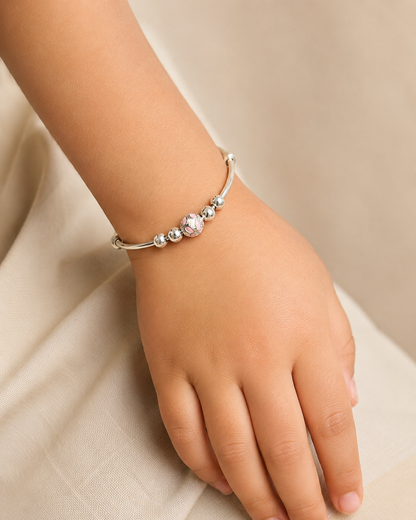 Silver Beads Kada