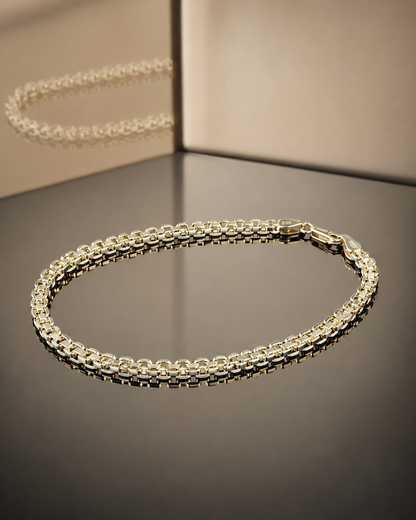 Sleek Tank Link Bracelet