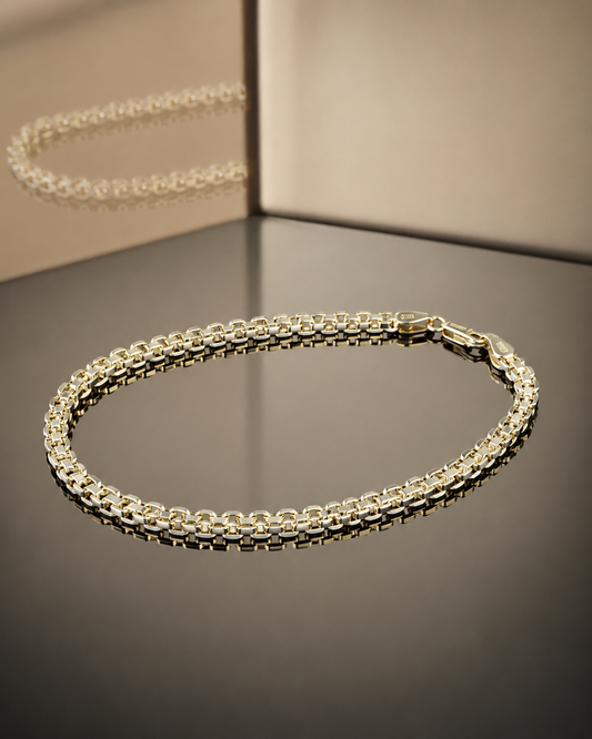 Sleek Tank Link Bracelet