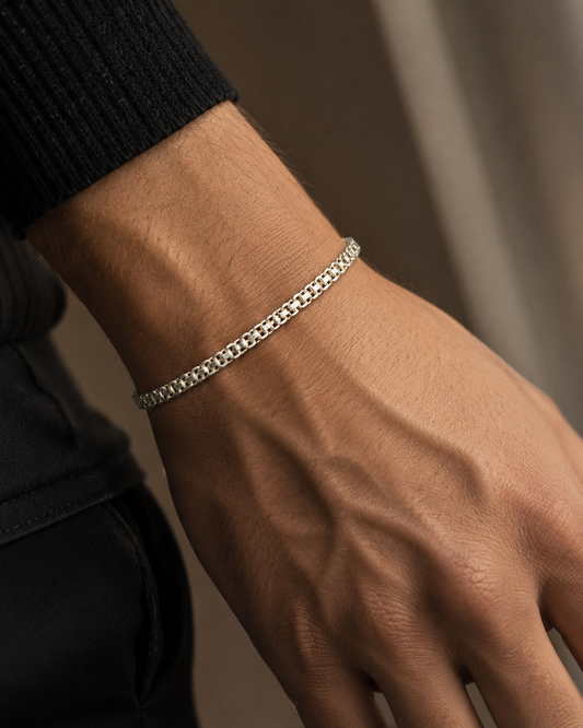 Sleek Tank Link Bracelet