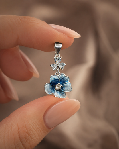 Vibrant Blue Flower Set