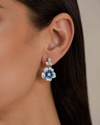 Vibrant Blue Flower Set