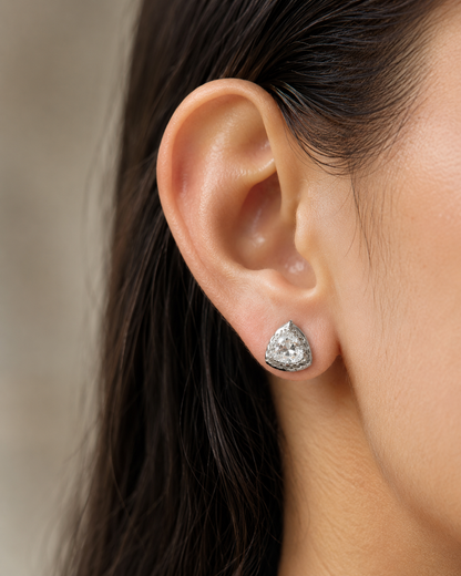 Modern Triangle Shape CZ Set
