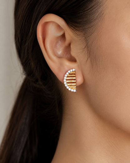 Rose Gold Half Moon Shape Set