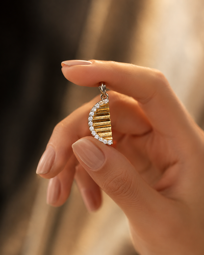 Rose Gold Half Moon Shape Set