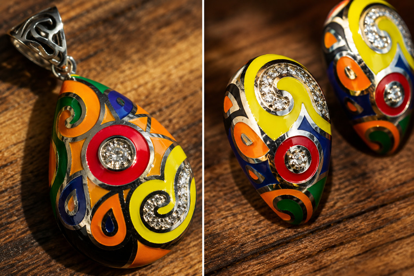 Vibrant Enamel Set