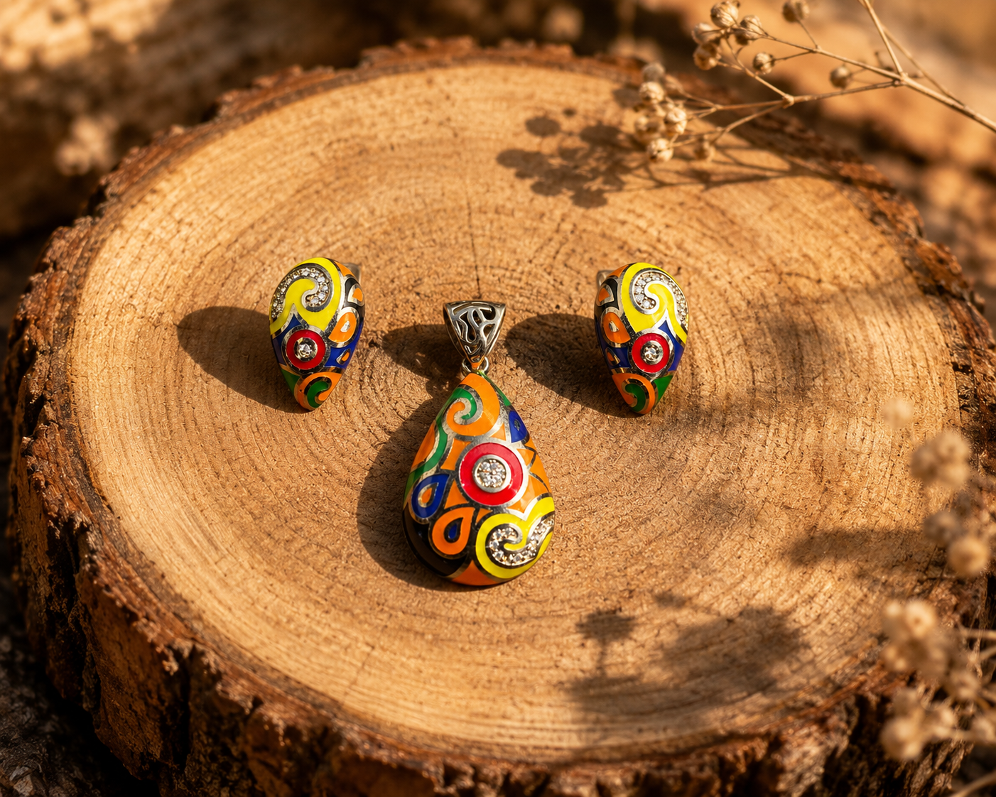 Vibrant Enamel Set