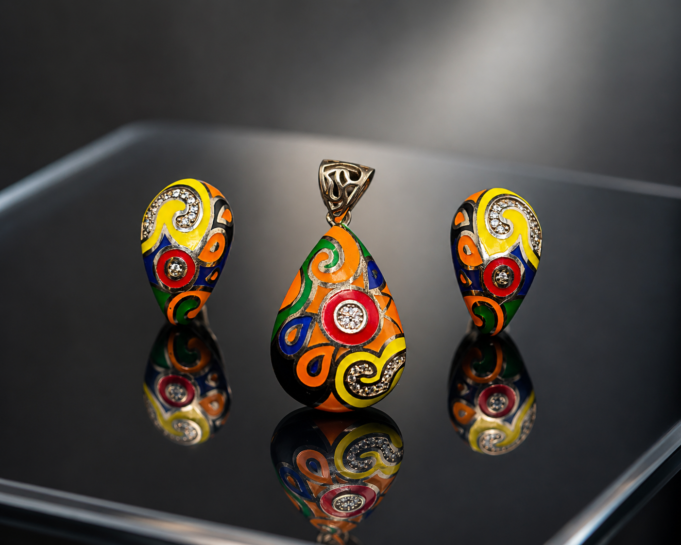 Vibrant Enamel Set