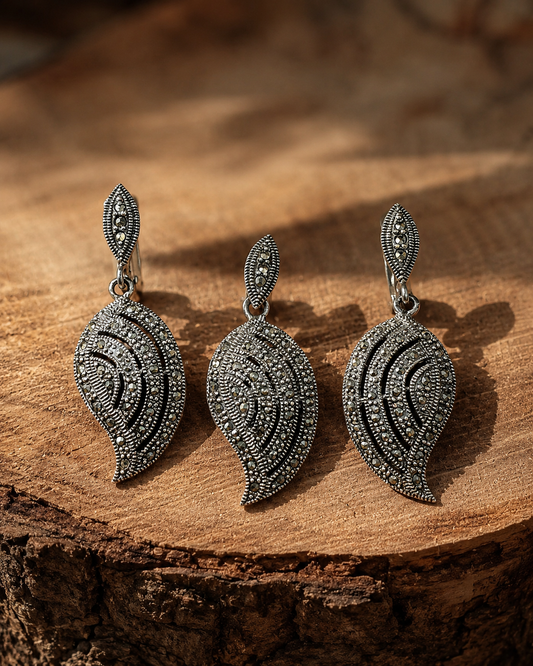 Antique Marcasite Set