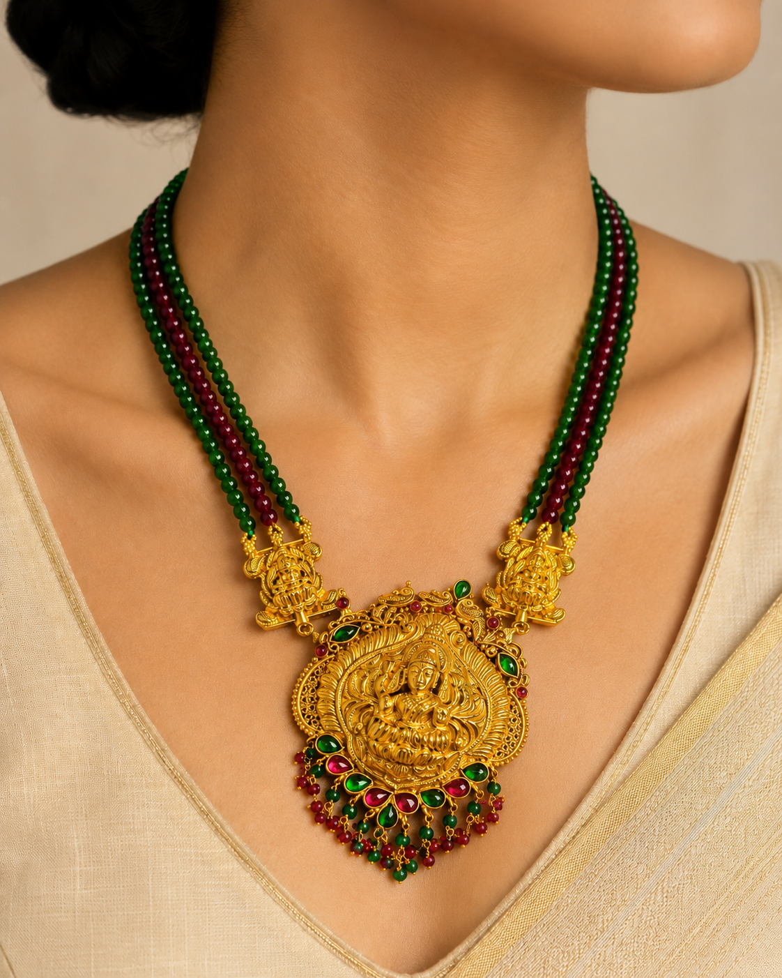Statement Beads Necklace