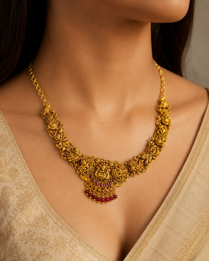 Minimalist Gold-Polished Necklace