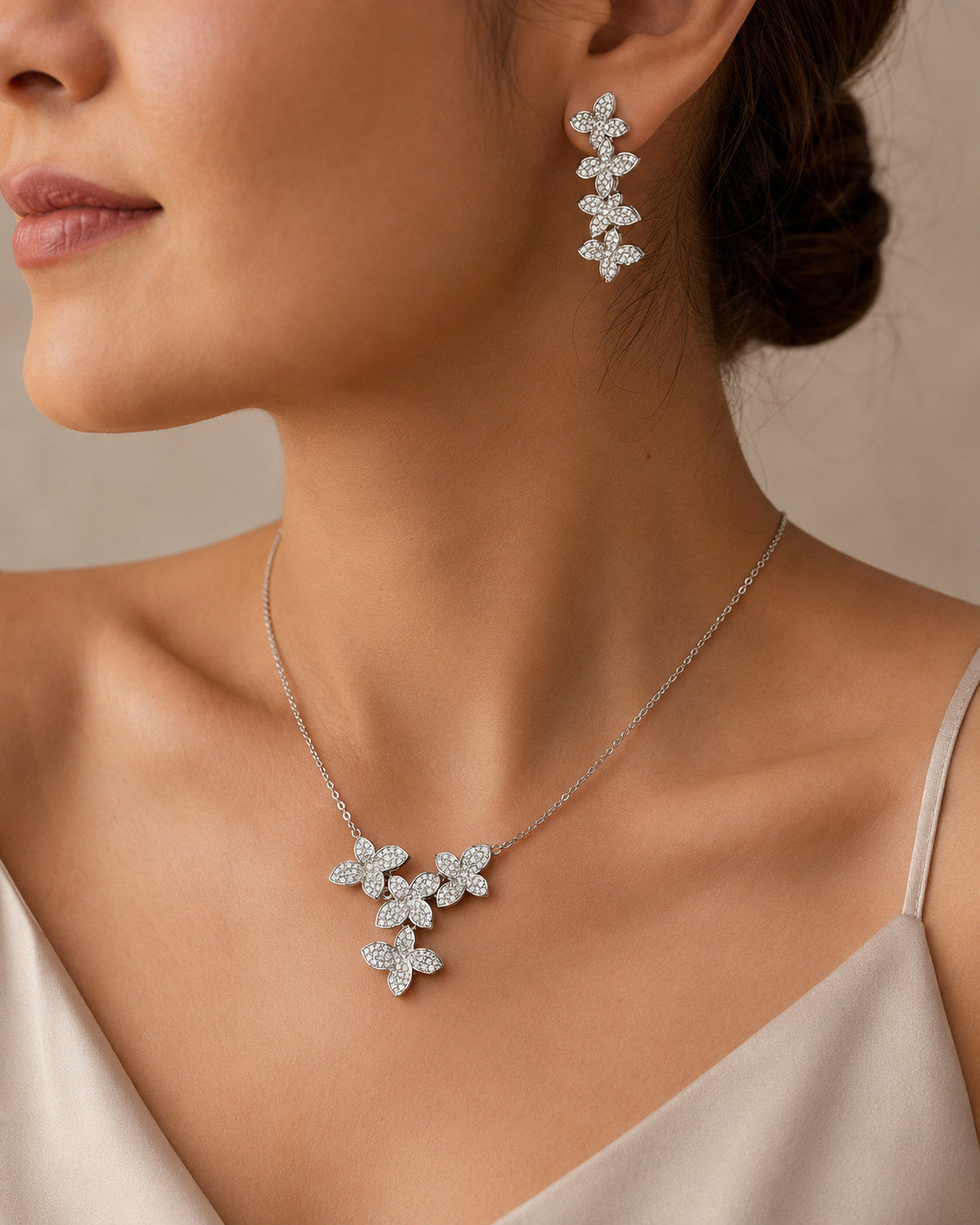 Complete CZ Stone Jewelry Suite