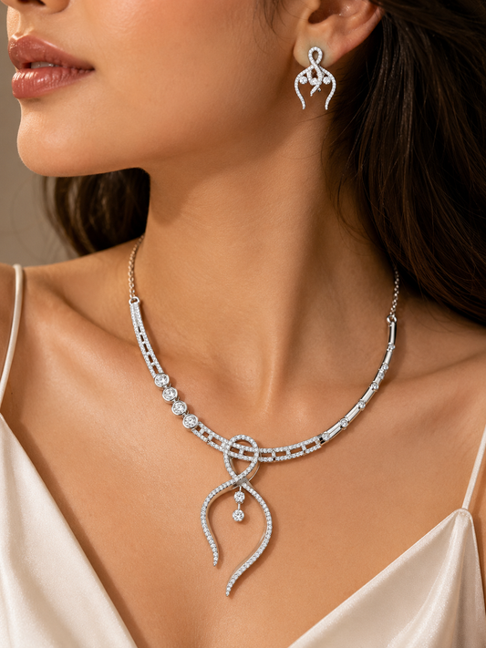 Elegant CZ Stone Set