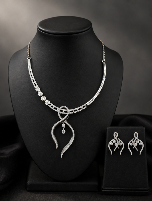 Elegant CZ Stone Set