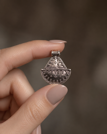 Intricate Filigree Bell Pendant