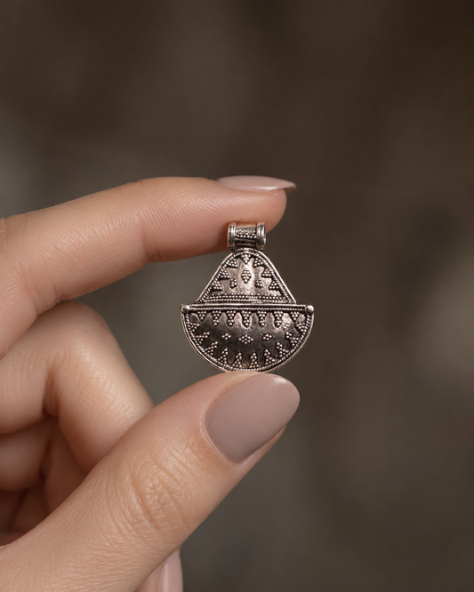 Intricate Filigree Bell Pendant