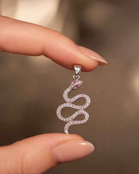 Coiled Snake Pendant