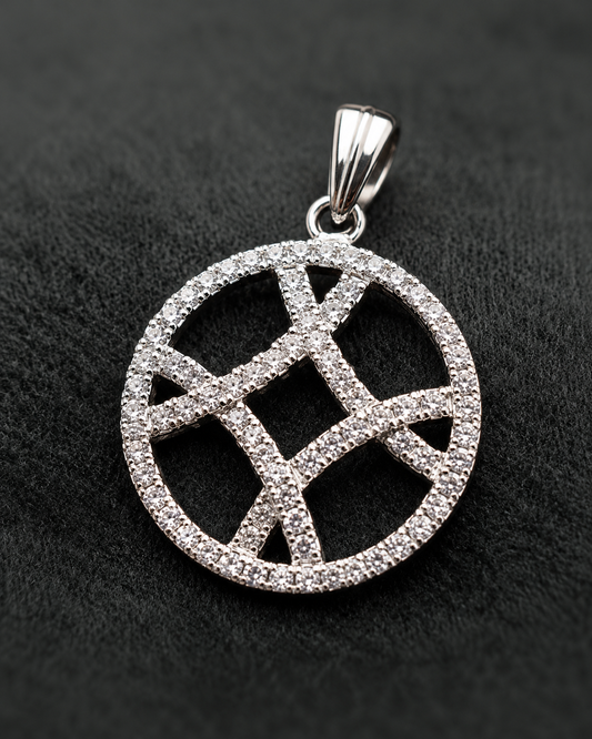Classic Round CZ Pendant
