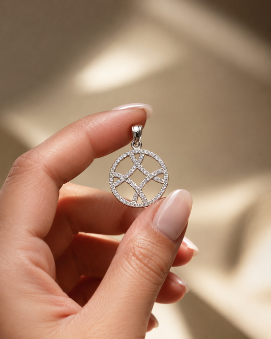 Classic Round CZ Pendant