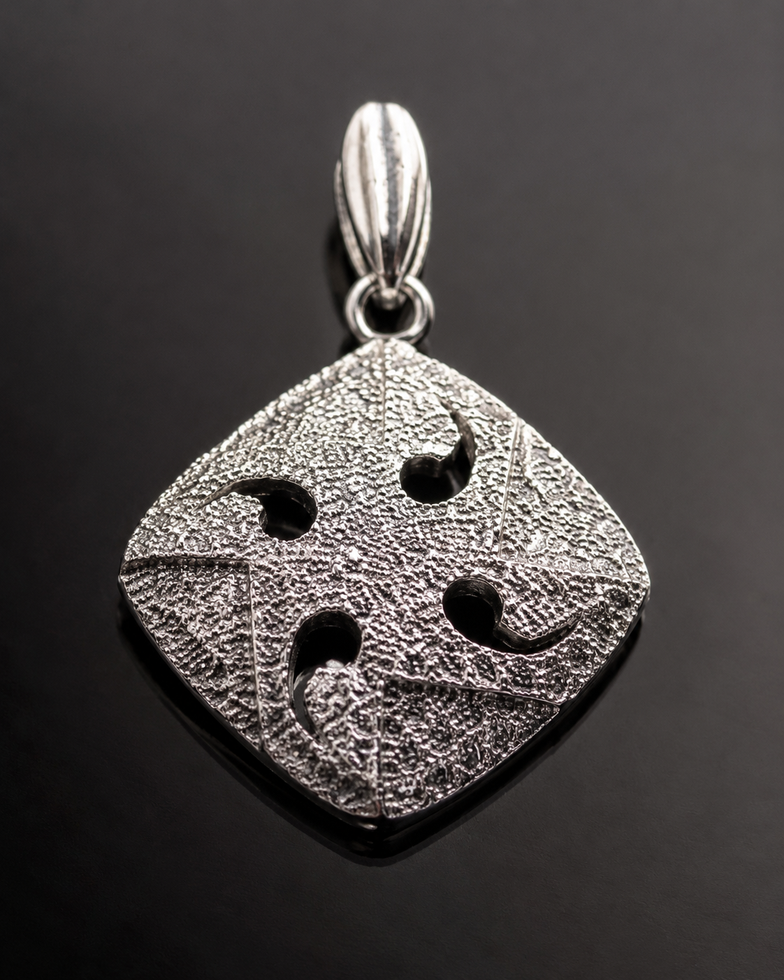 Modern Square CZ Pendant