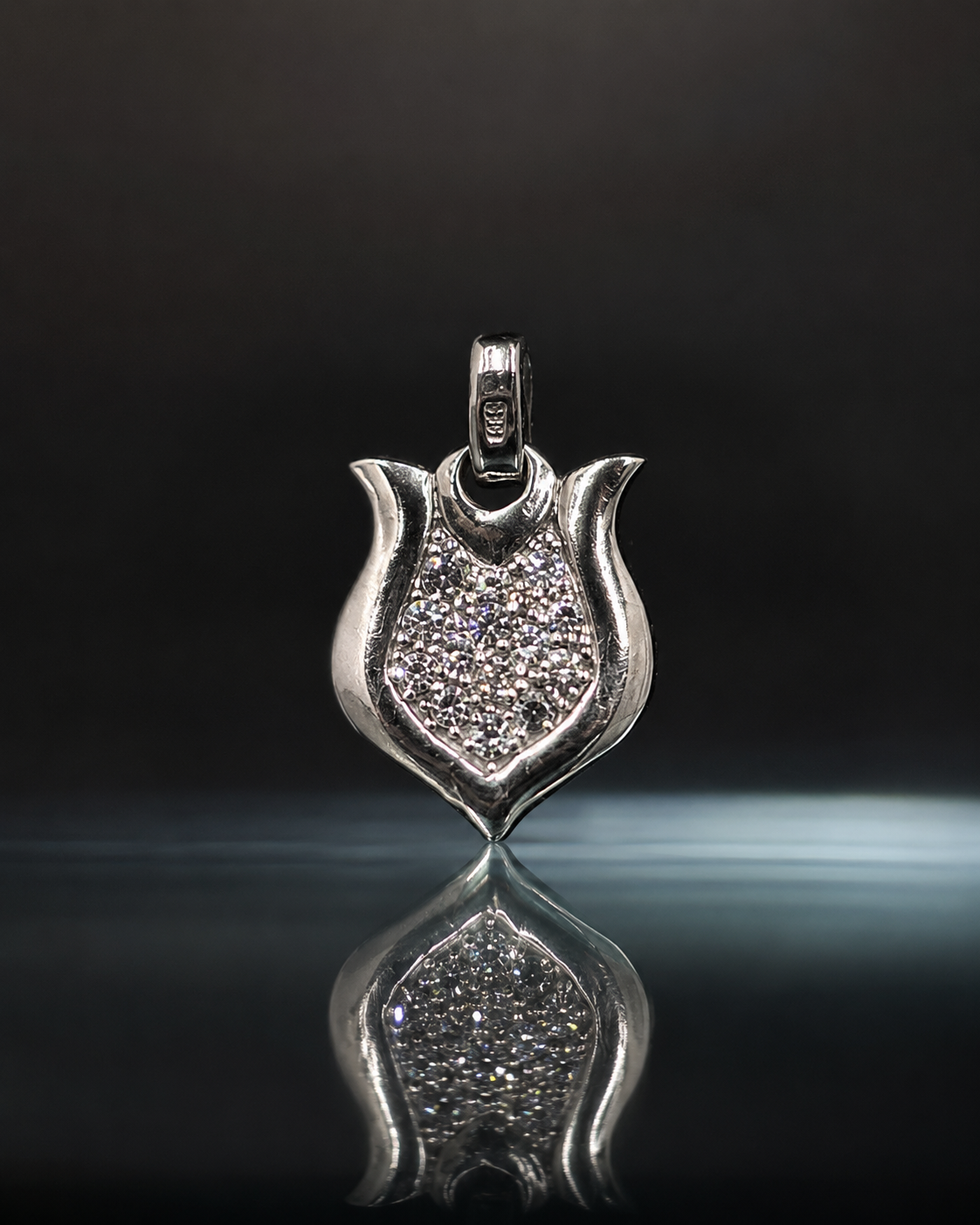 Playful CZ Cartoon Motif Pendant