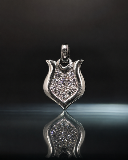 Playful CZ Cartoon Motif Pendant