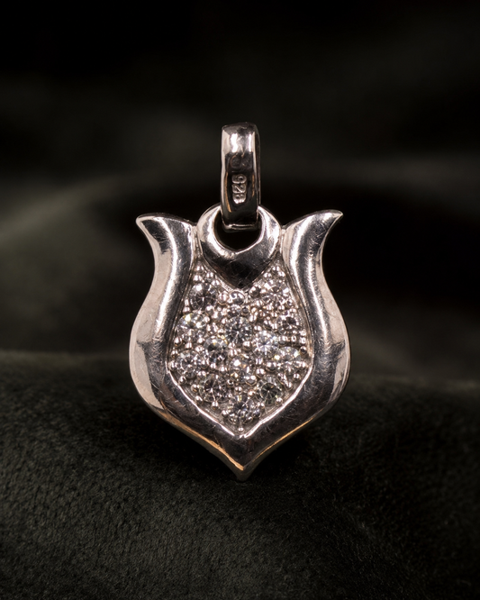 Playful CZ Cartoon Motif Pendant
