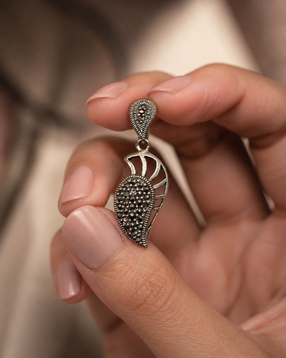 Angelic Marcasite Wing Set
