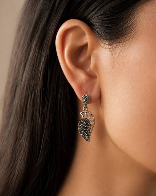 Angelic Marcasite Wing Set