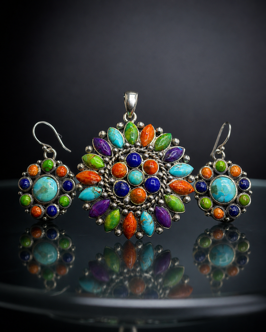 Vibrant Multicolour Tribal Set