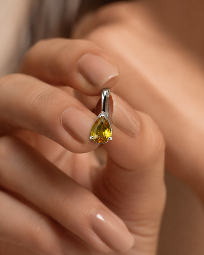 Luminous Yellow Tear Drop Set