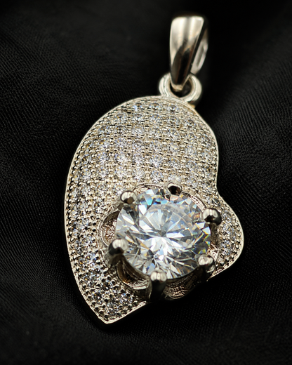 Romantic CZ Heart Shape Set