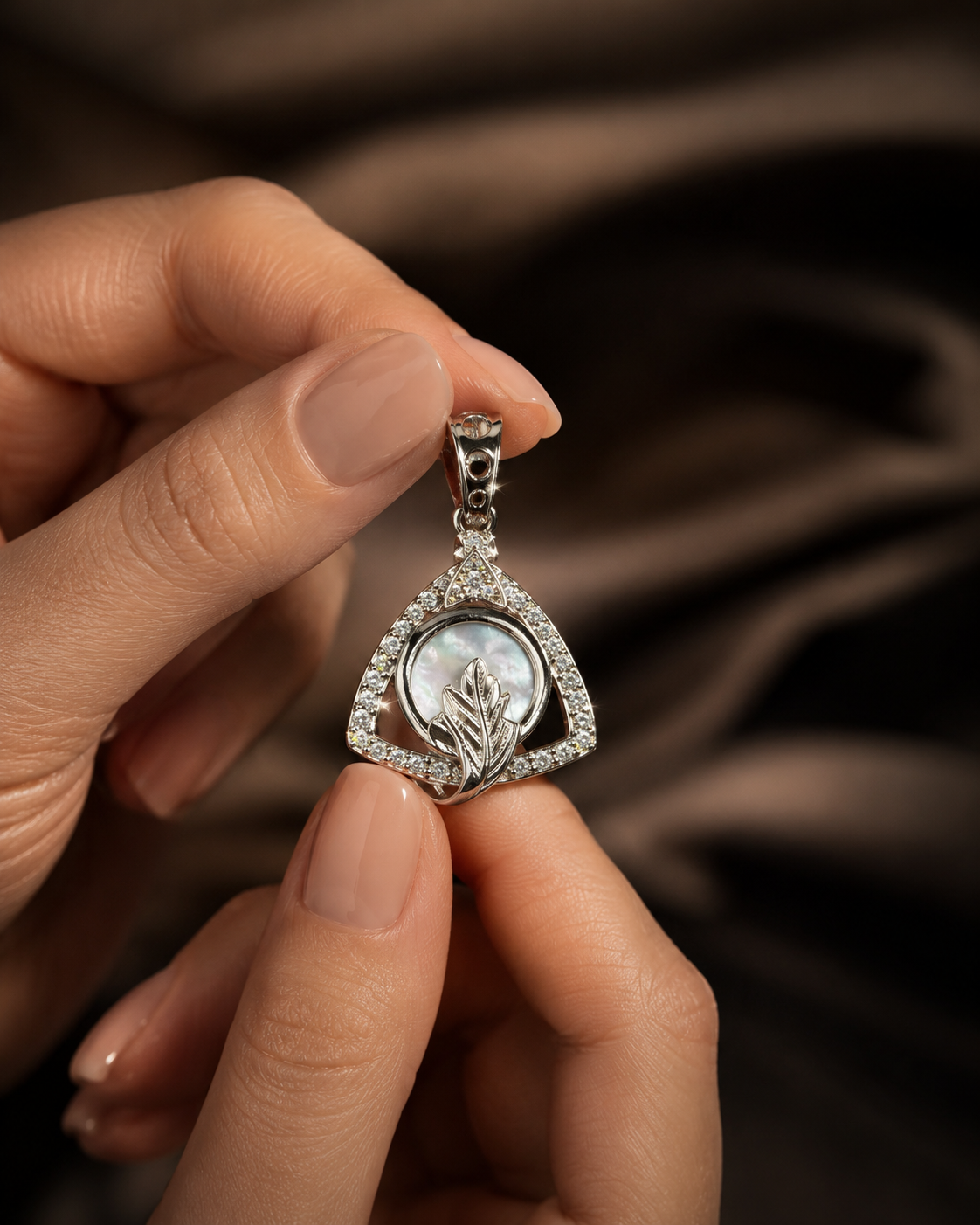 Elegant Casting Pearl CZ Set