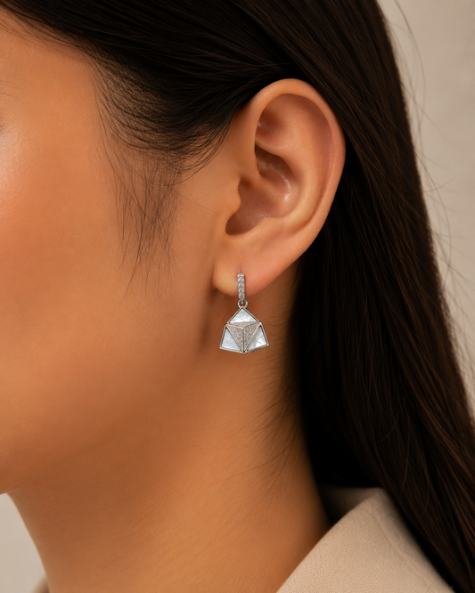Modern Pyramid CZ Set
