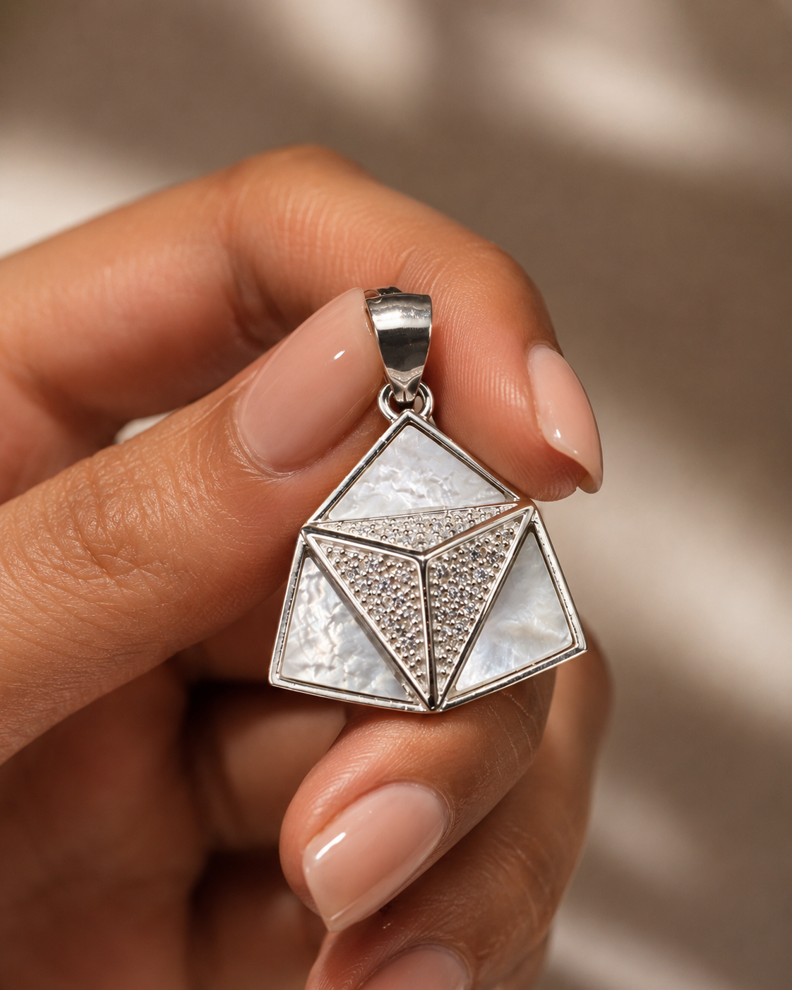 Modern Pyramid CZ Set