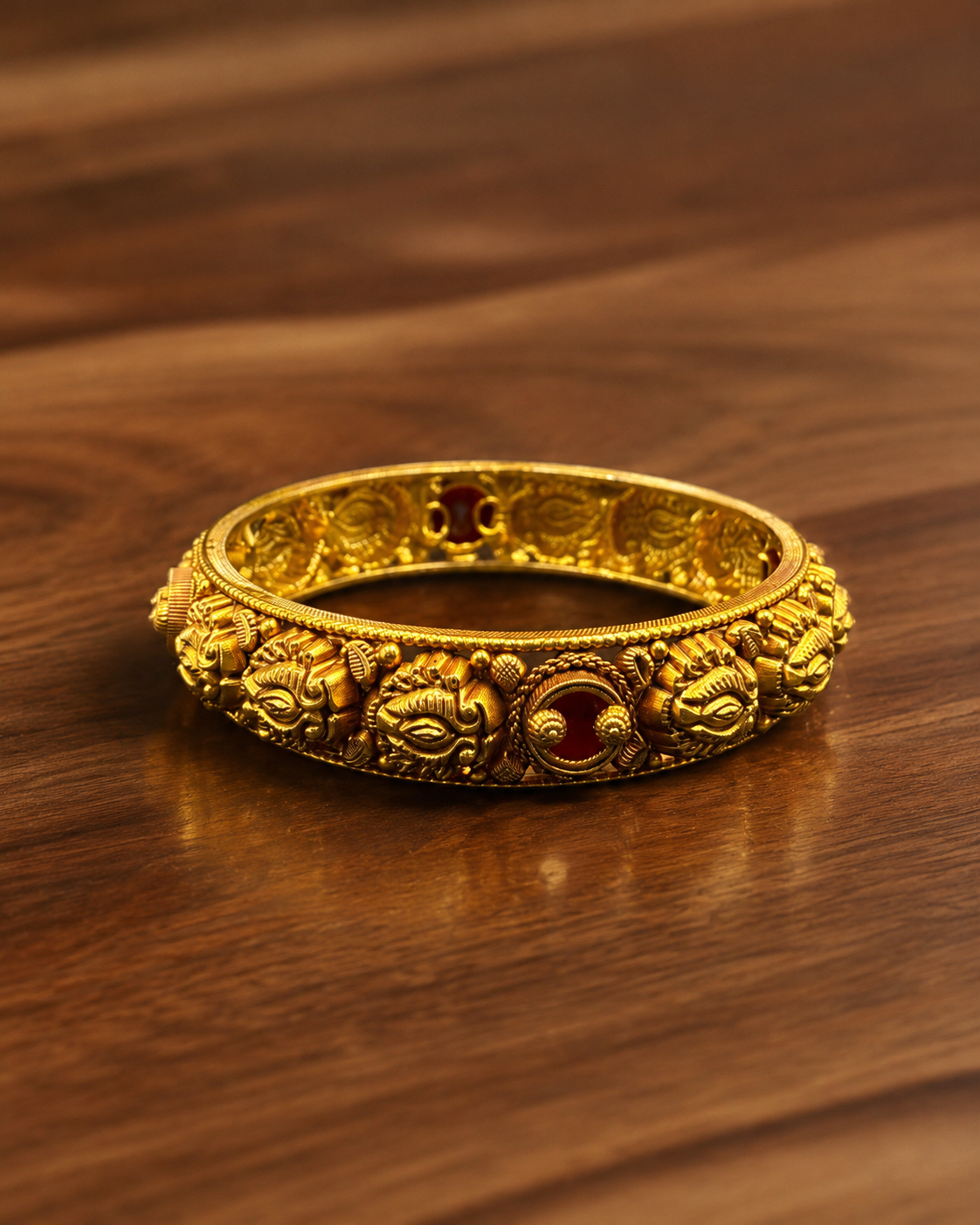 Gandaberunda Heritage Gold Bangle