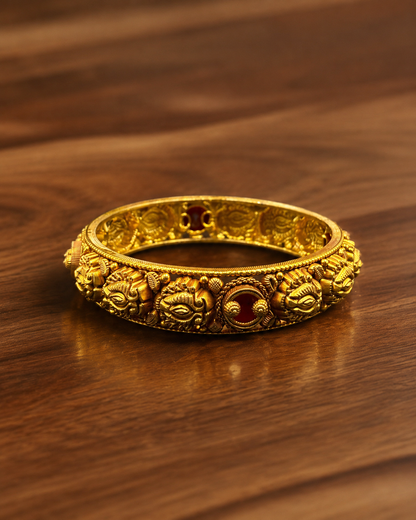 Gandaberunda Heritage Gold Bangle