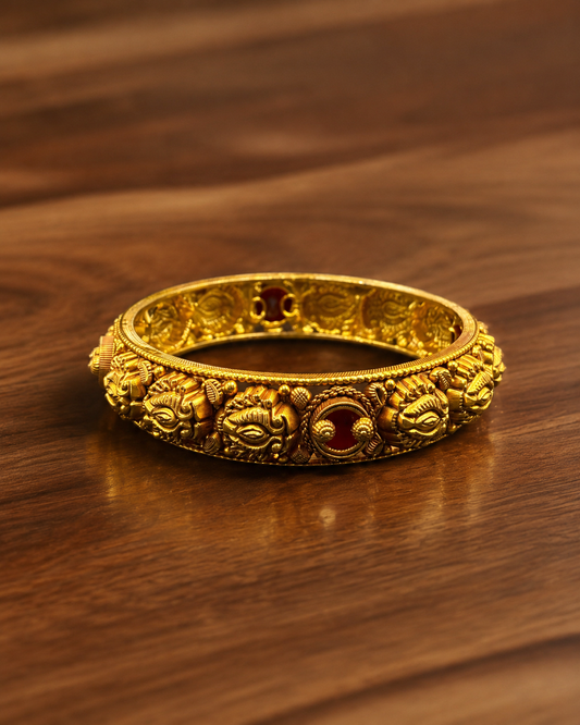 Gandaberunda Heritage Gold Bangle