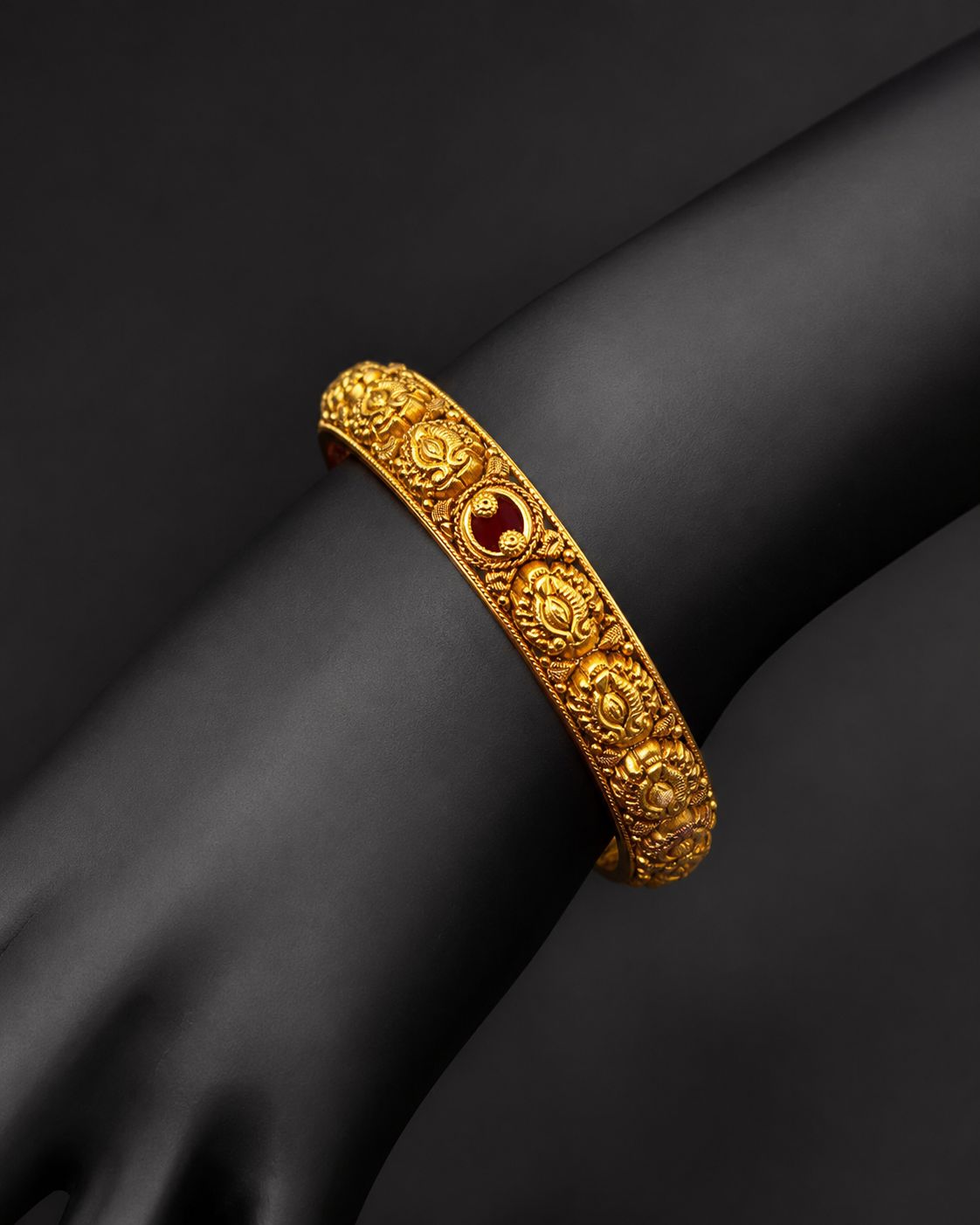 Gandaberunda Heritage Gold Bangle