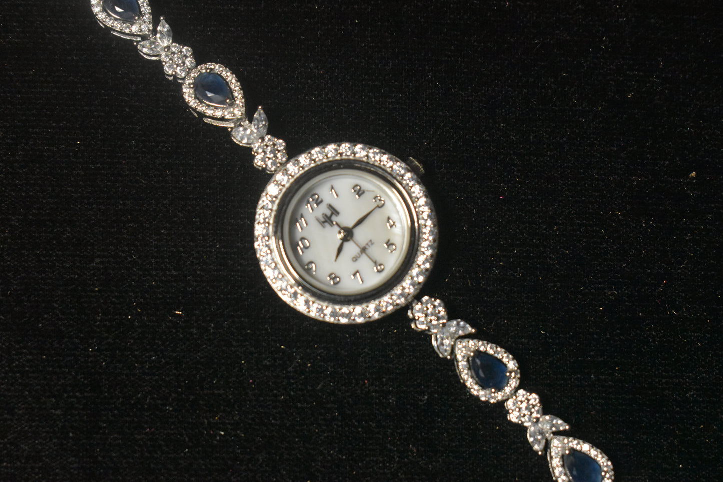 Timeless Elegance with Sapphire Accents