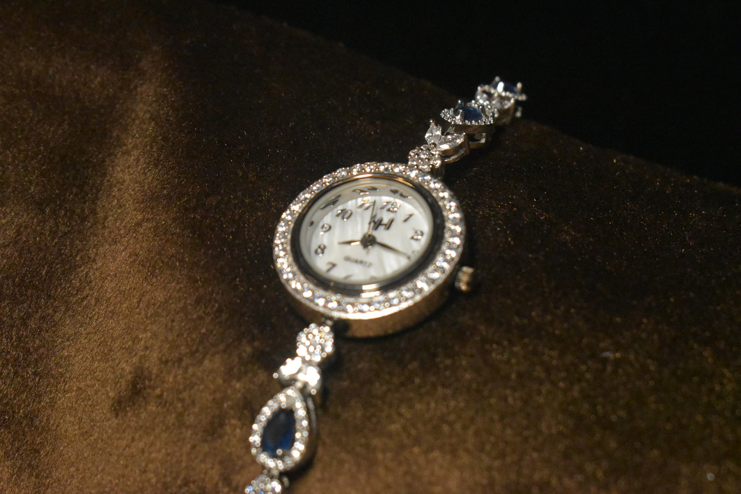 Timeless Elegance with Sapphire Accents